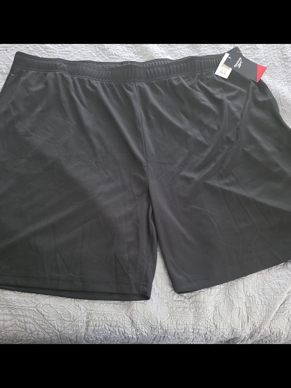 Reebok Black Men's Athletic Shorts